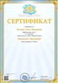 Участник в работе творческой группы "Дошкольное образование" Участник в работе творческой группы "Дошкольное образование"
